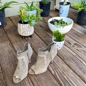 Vince Camuto Peep Toe Booties